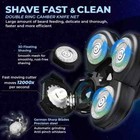 3 Pack Replacement Blades For Freebird Flex Series Head Shaver For Bald Men Set