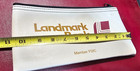Vintage Landmark Bank St Louis  Deposit Cash Coin Money Bag Pouch Zipper Fdic