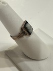 Antique Victorian Era Black Onyx Cameo Ring 10k  Rose Gold High Relief Sz 6 5