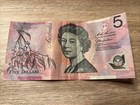 Rare 2013 Australian  5 Banknote