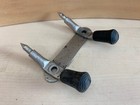 Walberg   Auge Hoop Clamp Bass Drum Anchor Spur Insert Part Nickel 40s Vtg Rare