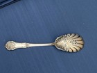 Gold Washed  Reed   Barton Les Six Fleurs 7    Sterling Berry Spoon