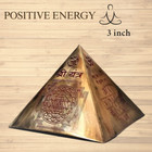 Vastu Shree Yantra Copper Pyramid For Positive Energy -3 Inch Free Shiping
