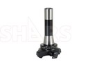 Shars 2-1 2  45 Degree R8 Indexable End Mill 4 Flute Sekn Insert New P 