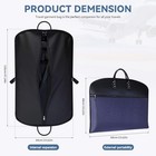 Travel Garment Bag Waterproof Foldable Carry On - Hanging Suit Bag With 