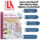 Leisure Arts Mary Maxim Baby Afghans Crochet Book     Crochet Pattern Book With