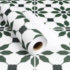 Green Peel And Stick Tile Floor Waterproof Viny Flooring Roll