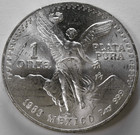 1983 Mo 1 Onza Mexico Libertad Plata Pura 1 Troy Oz  999 Fine Silver Coin