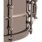 Ludwig Universal Black Brass Snare Drum W black Nickel Die-cast Hoops 13 X 7 In 