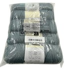 5-alpaca Wool Yarn Skeins Medium Blue Gray  100 G Each