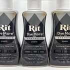 5 Rit Dye More Synthetic Fiber Dye Polyester Nylon Acrylic 7 Oz Graphite Lot