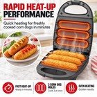 Electric Corn Dog Maker  Premium Non-stick Plates
