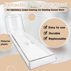 Extractor Tool  Clear Head For Upholstery   Carpet Cleaning  Car Detailing2161