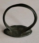 Beautiful Wearable Ancient Byzantine Gambler s Bronze Ring 500-700 Ad