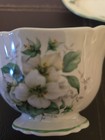 Vintage Old Foley James Kent Dogwood Gravy Boat Attached Underplate Made In   