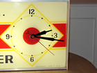 Vintage 1950 s  brewery Fresh  Sunshine Premium Beer Clock  Sign  Reading Pa 