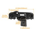 Golf Cart Carbon Fiber Style Radio   Speaker Dash Cover For Ezgo Rxv 2008-up