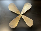 Antique Westinghouse Brass 16  Electric Fan Blade - 4 Blades - Needs Cleaning 