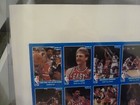 1983 Star Basketball All-stars Complete Set Uncut Sheet Larry Bird Magic Johnson