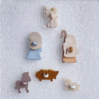 Dress It Up Nativity Shank Buttons Mini Set Of 6 Christmas Craft Holiday Navidad