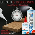 Adhesive Guru Cyanoacrylate  ca  Super Glue  4 5 Oz  For Plastic  Metal  Leather