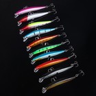 10pcs Minnow Plastic Fishing Lure Hard Bait Dives Artificial Bait