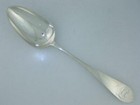 Early Coin Silver 9  Spoon Geer Terry Worcester Ma C1797-1815