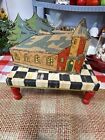 Vintage Cardboard General Store And Santa Candy Box