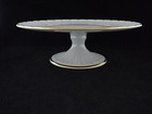 Lenox Pedestal Cake Stand - Gold Trim - Plaza Collection - Excellent 