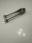 Antique S  Kirk And Son Spanish Coin Silver Sugar Tongs 4    Repousse Rare C  1848