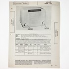 1947 Air Chief Radio Model 4-a-2 Wire Schematic Service Manual Vintage Original