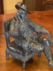 Antique French  Bronze Aristocrat Sculpture