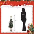 4ft Artificial Christmas Tree With Led Lights Stand Xmas Holiday Pre Lit