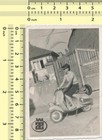 Woman Riding Scooter Moped Vespa Motorcycle Bike Vintage Photo Orig  190