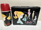 1962 Barbie Doll Vinyl Lunchbox   Thermos By Mattel - Vintage - Rare  Wow 