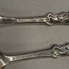 Child Toddler Silverware Prayer Baby Fork Spoon Set 1989 S Butcher Enesco Vtg