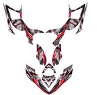 Fits Trx 700xx Graphic Kit Trx 700 Xx Decal Kit Stickers Honda Atv Graphics