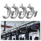 4pack Dj Stage Lighting Clamp Truss Bracket Hook Clamp Dj Projector Bar Light