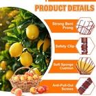 Telescoping 20ft Fruit Picker Pole With Basket For Easy Harvesting