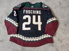 2021-22 Hudson Fasching Arizona Coyotes Kachina Game Used Worn Nhl Hockey Jersey