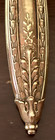 Antique Ornate Handheld Vanity Mirror Gold Tone Hollywood Vintage 19 X 5
