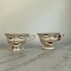 Vintage 1950s Lipton Winking Tea Cup Mr And Mrs Couple