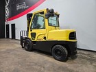 2018 Hyster H100ft 3 Stage 10 000lb Pneumatic Diesel Forklift Stk 16132