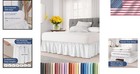 Brushed Microfiber Bedskirt - Queen - 24  Drop - Elastic Fit