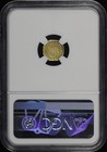 1853 Ca Fractional Gold  1 Octagonal Liberty Bg-523 Ngc Unc Details Scratches