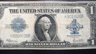 1923 One Dollar Silver Certificate Note Fine Plus Horse Blanket  1 Bill Buy It 