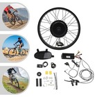 26  48v 1500w Electric Bicycle Motor E-bike Front Wheel Lcd Conversion Kit New