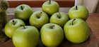 9 Large Realistic Faux Green Apples  Kitchen  Home Decor   Fruit 