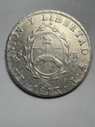 1813 8 Reales provincia De La Plata Argentina 213 Years Old Value Silver Coin 