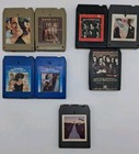 Lot Of 8 Vintage Rock N  Roll 8 Track Cassette Tapes- Judas Priest  Styx   
